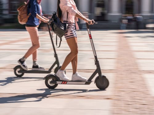 E-Scooter Hinterradbremse Reparatur