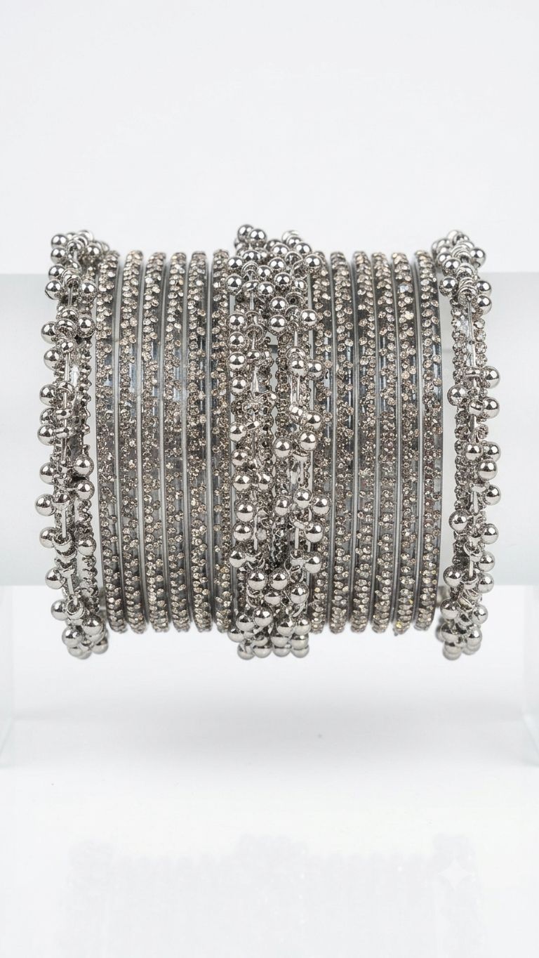 Kashmiri Silver Bangles