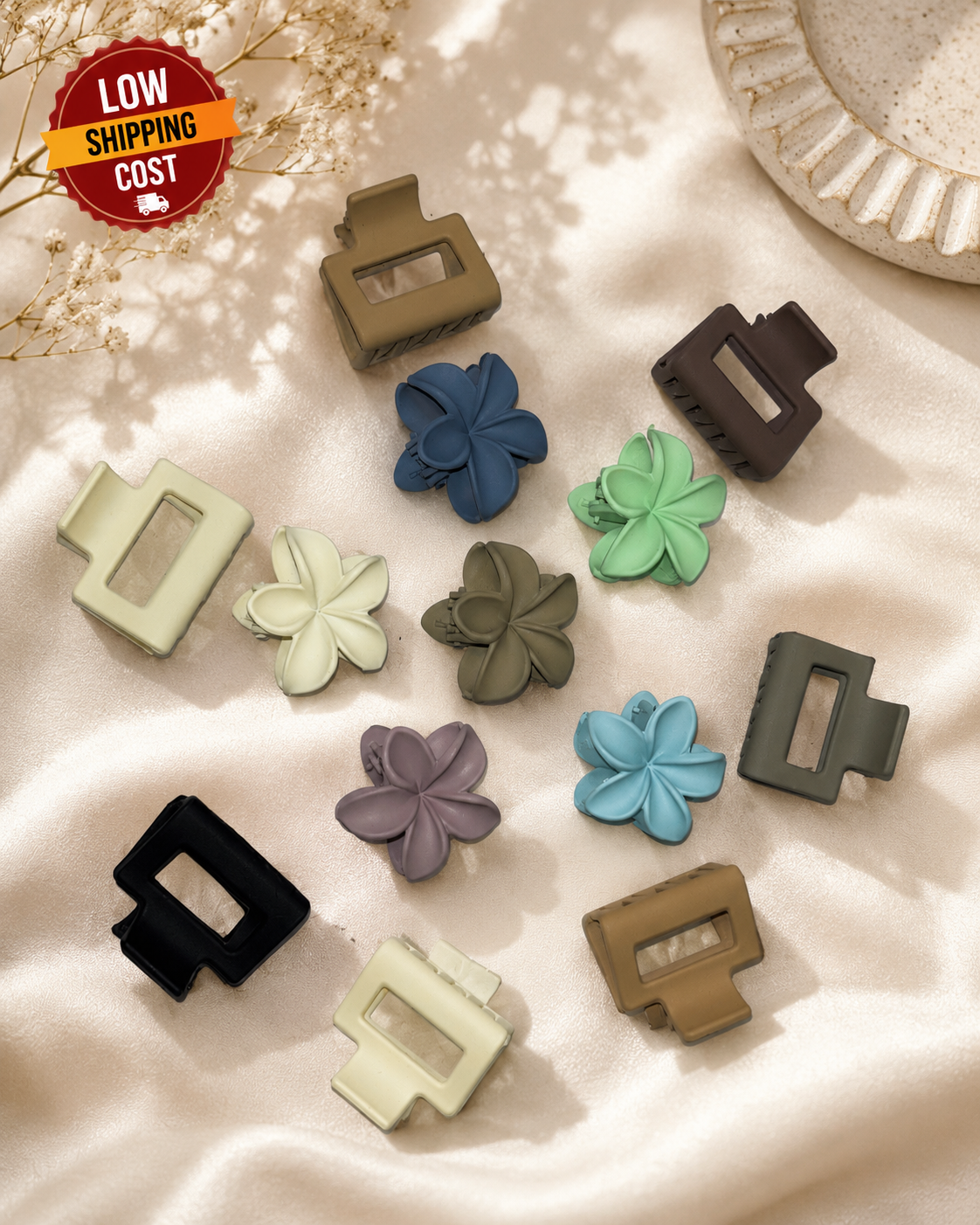 Hair Clip Cluthes Combo Pack of 12