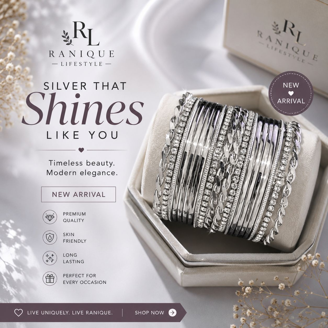 Premium Mettalic Bangles