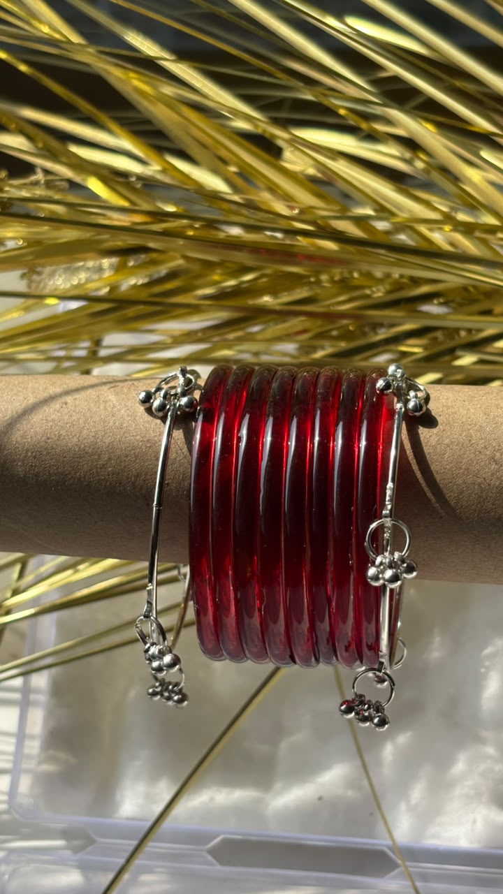 Viral Transparent Jelly Bangles with Ghungroo