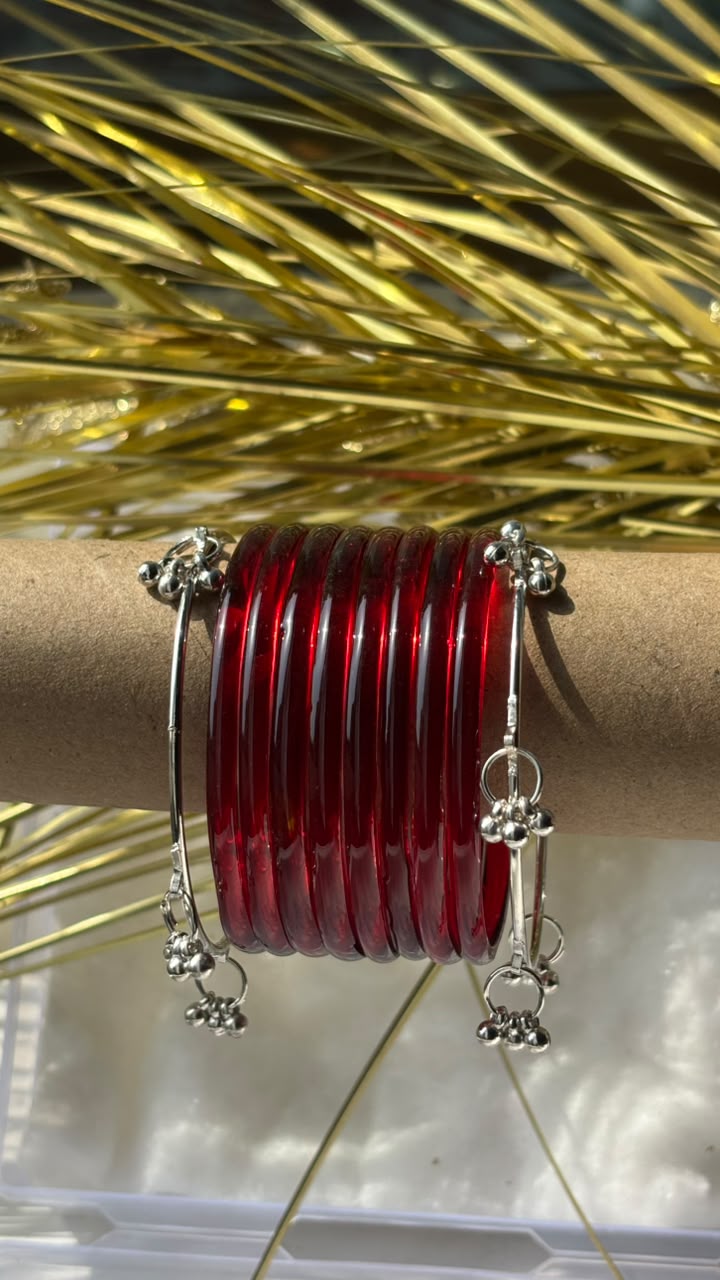 Viral Transparent Jelly Bangles with Ghungroo