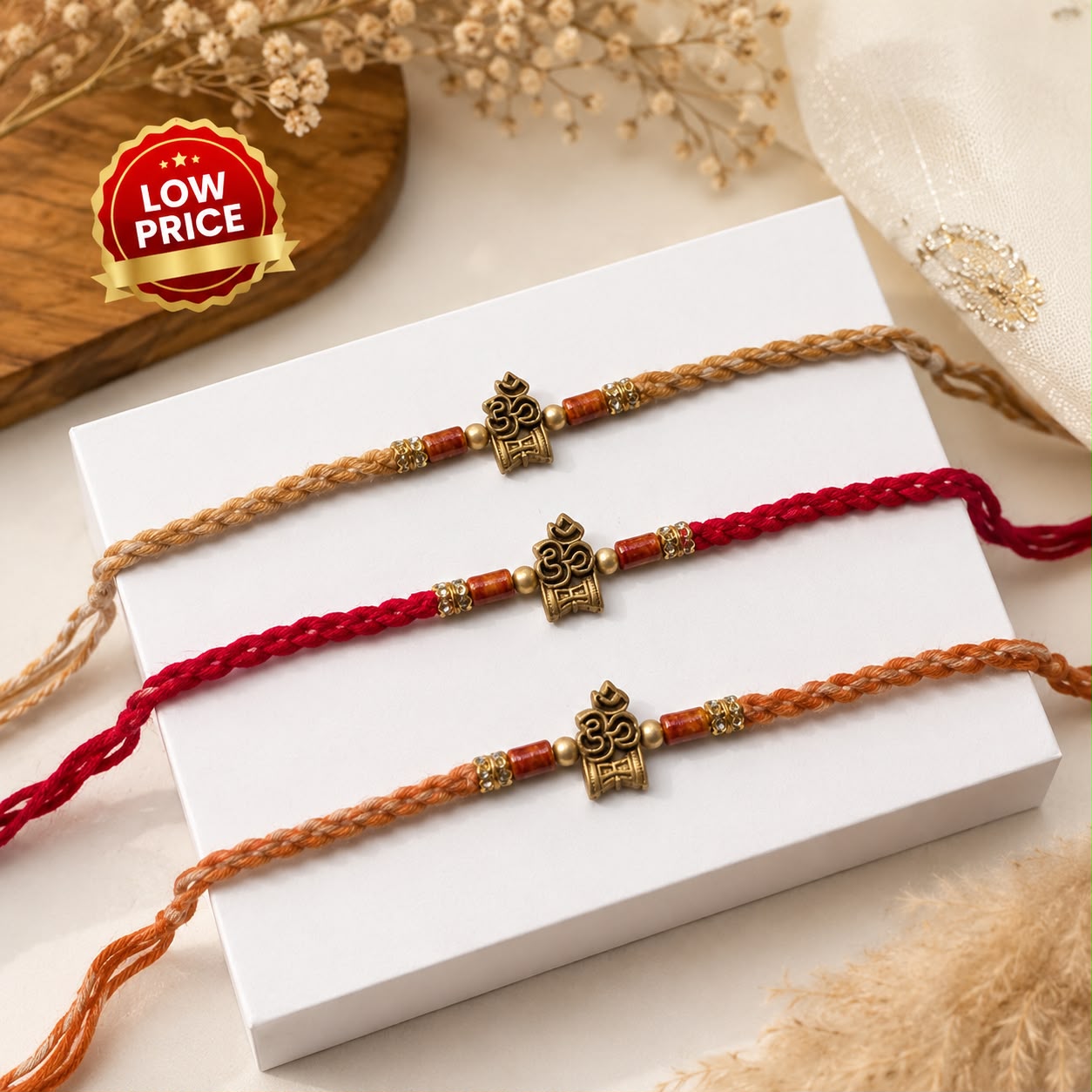 Om Rakhi || Pack of 3