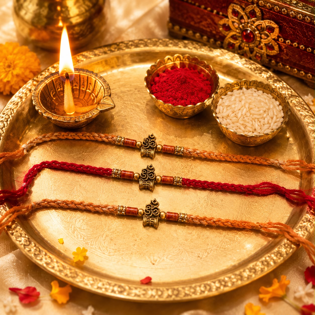 Om Rakhi || Pack of 3