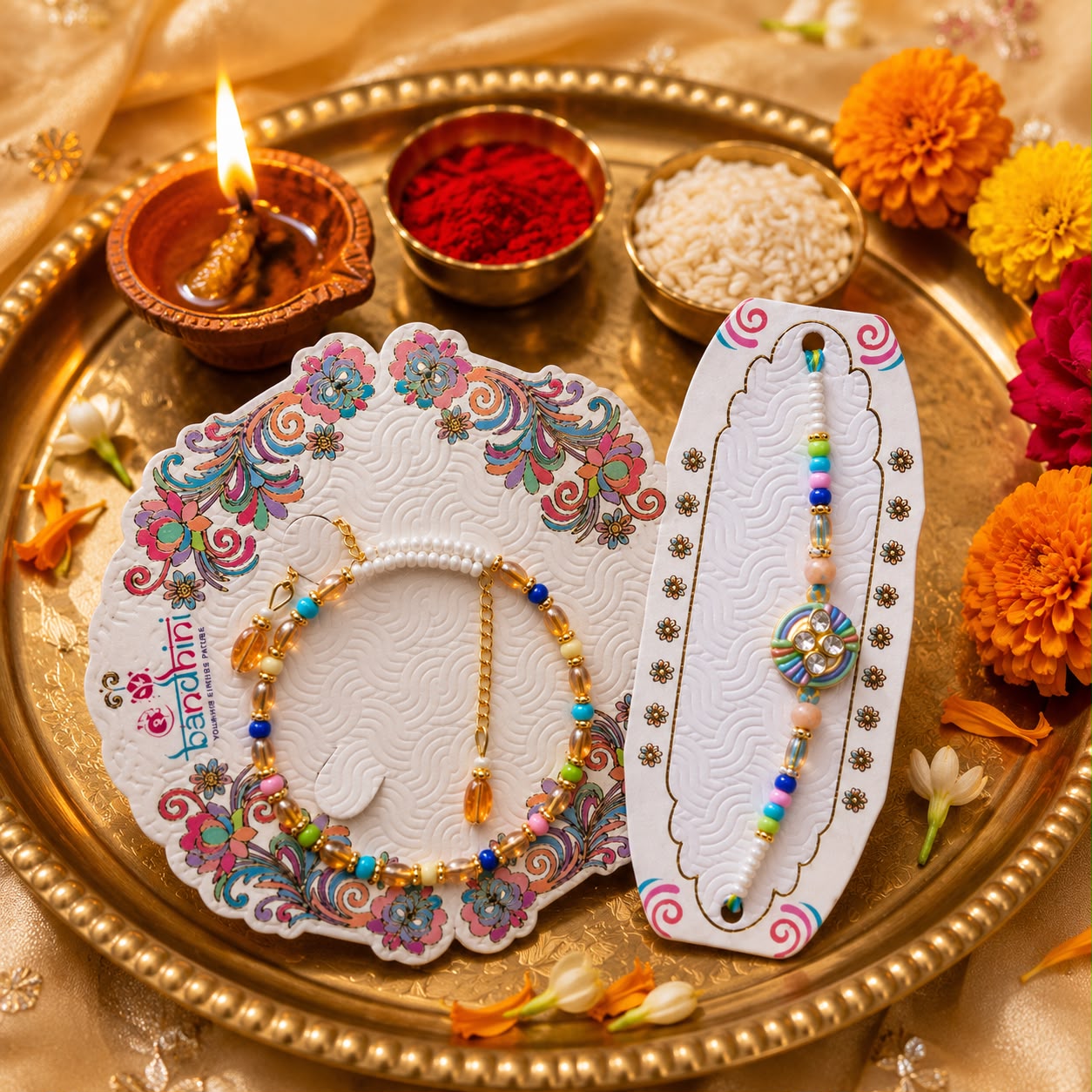 Premium Bhaiya Bhabhi Rakhi || Pack of 1