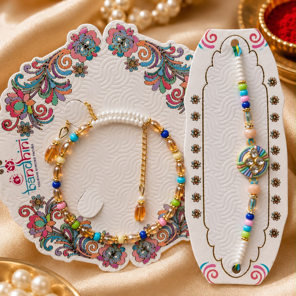 Premium Bhaiya Bhabhi Rakhi || Pack of 1