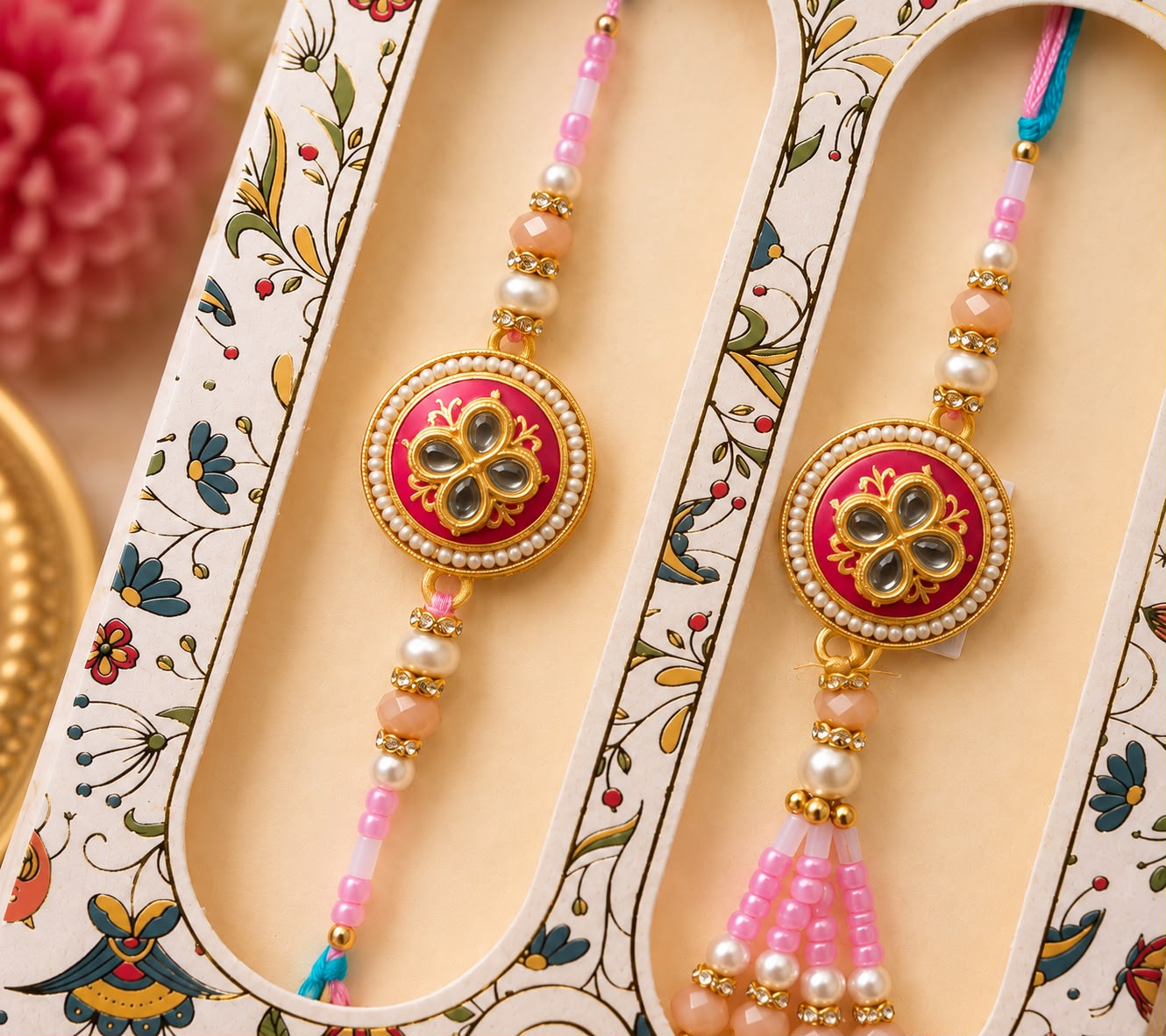 Bhaiya Bhabi Rakhi Set of 2