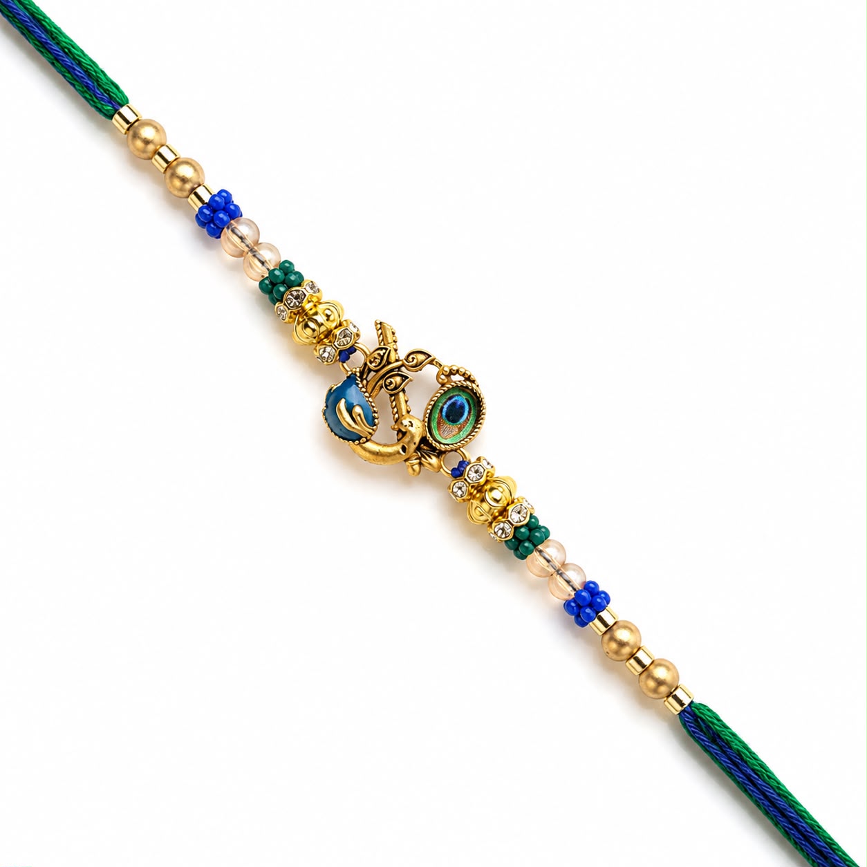 Peacock Design Fancy Rakhi for Brothers || Pack Of 1