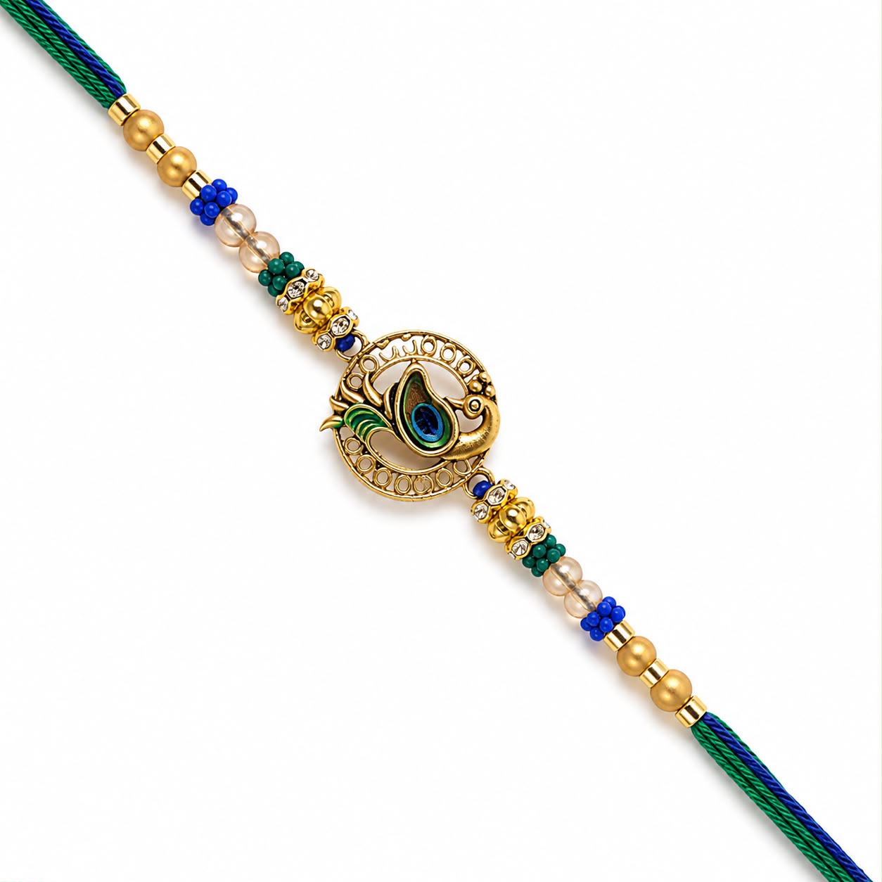 Peacock Design Fancy Rakhi