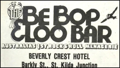 Be Bop & Loo Bar, St Kilda. VIC