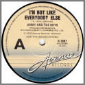 I'm Not Like Everybody Else B/W Wild Boys by Jimmy And The Boys