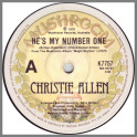 He's My Number One by Christie Allen