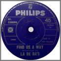 Find Us A Way B/W Rosalie by The La De Das