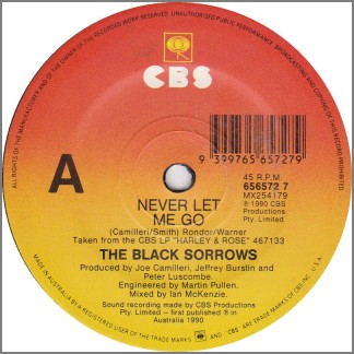 Never Let Me Go by The Black Sorrows