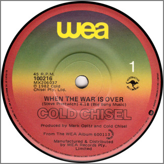 When The War Is Over by Cold Chisel