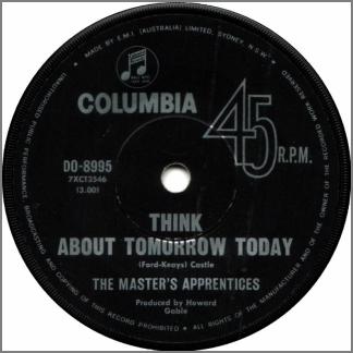 Think About Tomorrow Today by The Masters Apprentices
