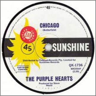 Chicago B/W Bring It On Home by The Purple Hearts