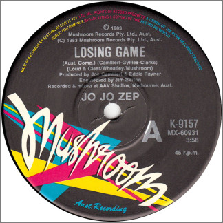 Losing Game B/W Slave For Love by Jo Jo Zep and the Falcons