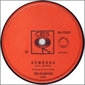 Bombora B/W Greensleeves by The Atlantics