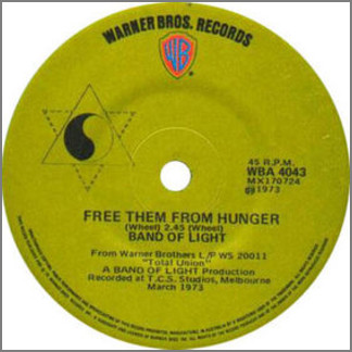 Free Them From Hunger B/W The Cat by Band Of Light