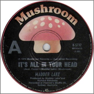 It's All In Your Head B/W Slack Alice by Madder Lake