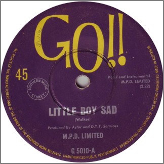 Little Boy Sad B/W Wendy, Don't Go by M.P.D. Limited