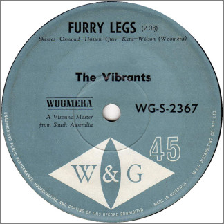 Furry Legs B/W Maybe Tomorrow by The Vibrants