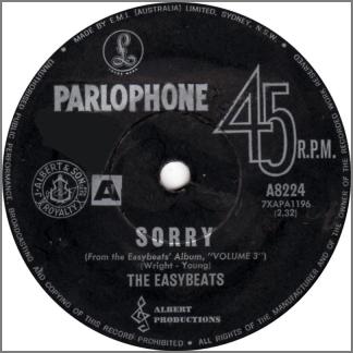 Sorry by The Easybeats