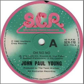 Oh No No B/W You Can Do Anything by John Paul Young