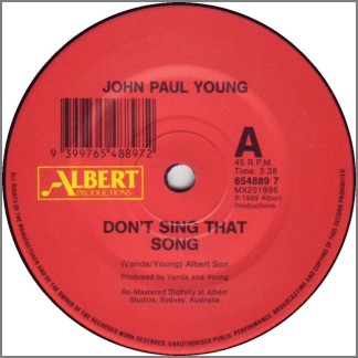 Don't Sing That Song B/W Here We Go by John Paul Young