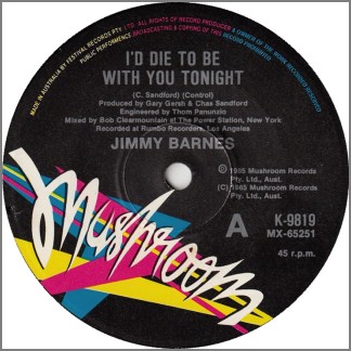 I'd Die To Be With You Tonight by Jimmy Barnes