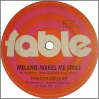 Melanie Makes Me Smile B/W If You Think You're Groovy by The Strangers