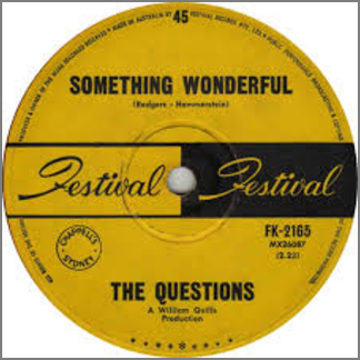 Something Wonderful B/W We Got Love by The Questions