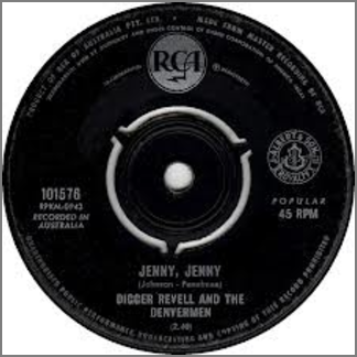 Jenny, Jenny B/W I Love The Way You Love Me by The Denvermen