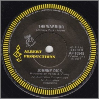 The Warrior B/W She Was My Babe by Johnny Dick