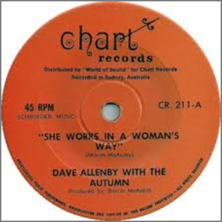 She Works In a Woman's Way B/W Midnight Special by Autumn