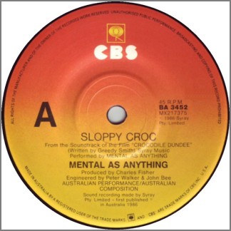 Sloppy Croc by Mental As Anything