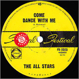 Come Dance With Me B/W Will You Love Me Tomorrow by The All Stars