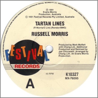 Tartan Lines B/W Over Excited by Russell Morris