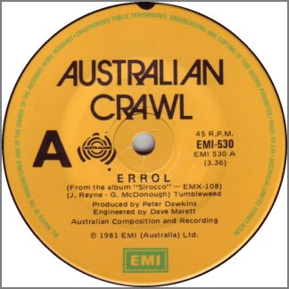 Errol/Easy on Your Own by Australian Crawl