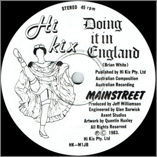 Doing It In England B/W std by Mainstreet