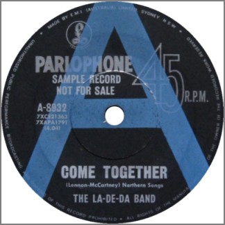 Come Together B/W Here Is Love by The La De Das