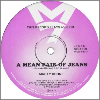 Mean Pair Of Jeans by Marty Rhone