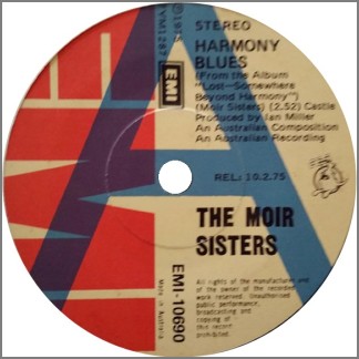 Harmony Blues B/W Stop The Music by The Moir Sisters