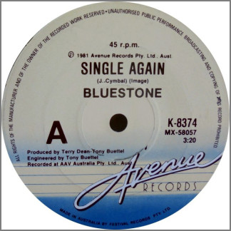 Single Again B/W Keep On Dancing by Bluestone