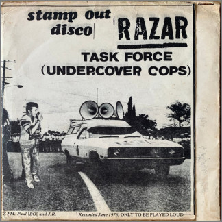 Stamp Out Disco B/W Task Force (Undercover Cops) by Razar