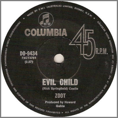 Evil Child B/W The Freak by Zoot