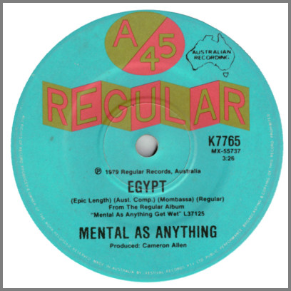 Egypt B/W Pork Is Not A Gift by Mental As Anything