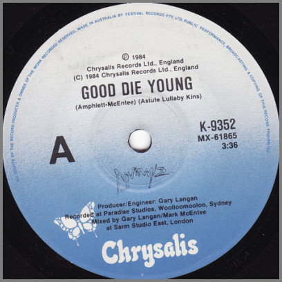 Good Die Young B/W 9:50 by Divinyls