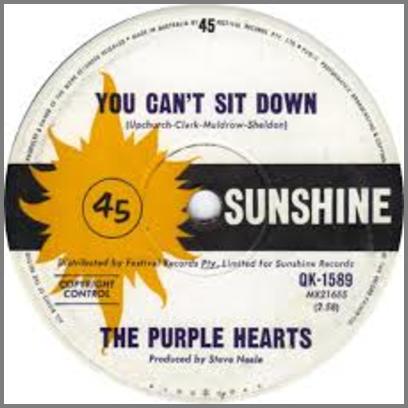 You Can't Sit Down B/W Tiger In Your Tank by The Purple Hearts
